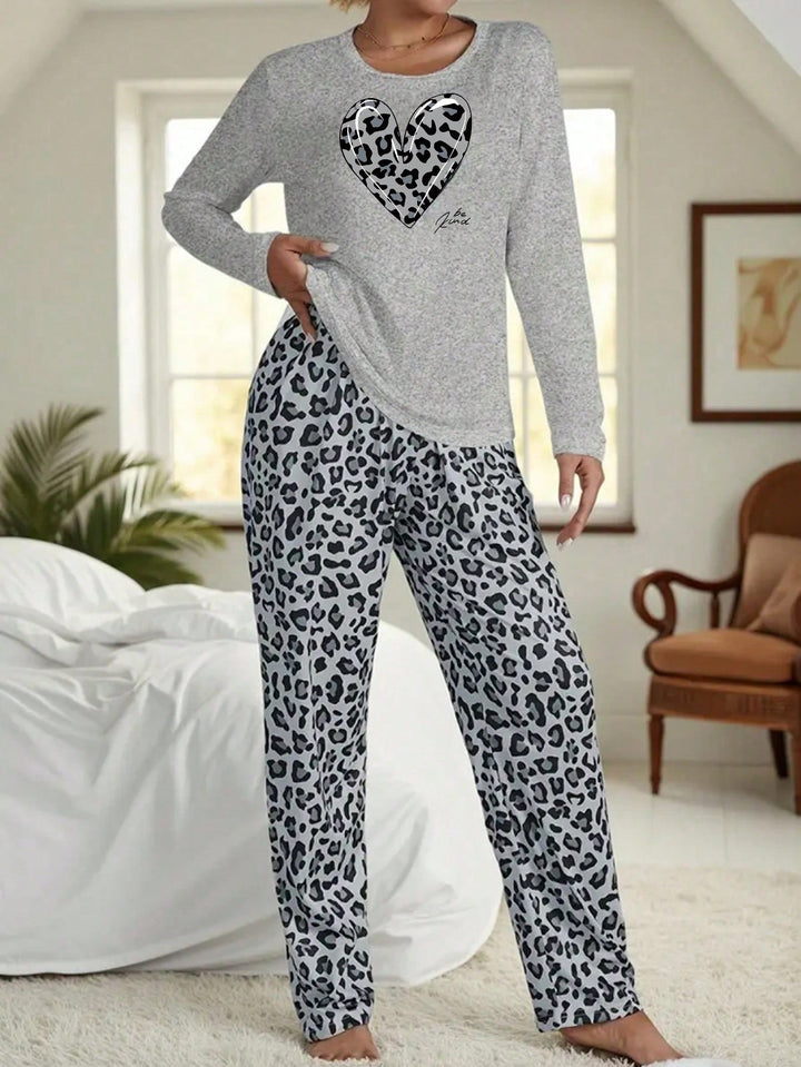 Compleu pijamale SHEIN, gri