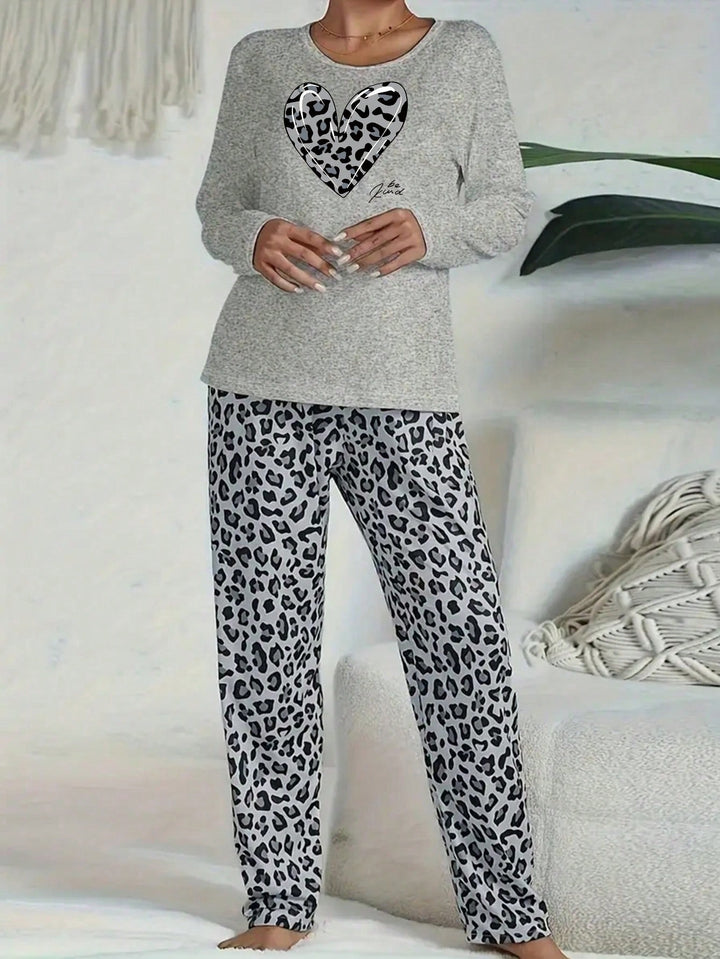 Compleu pijamale SHEIN, gri