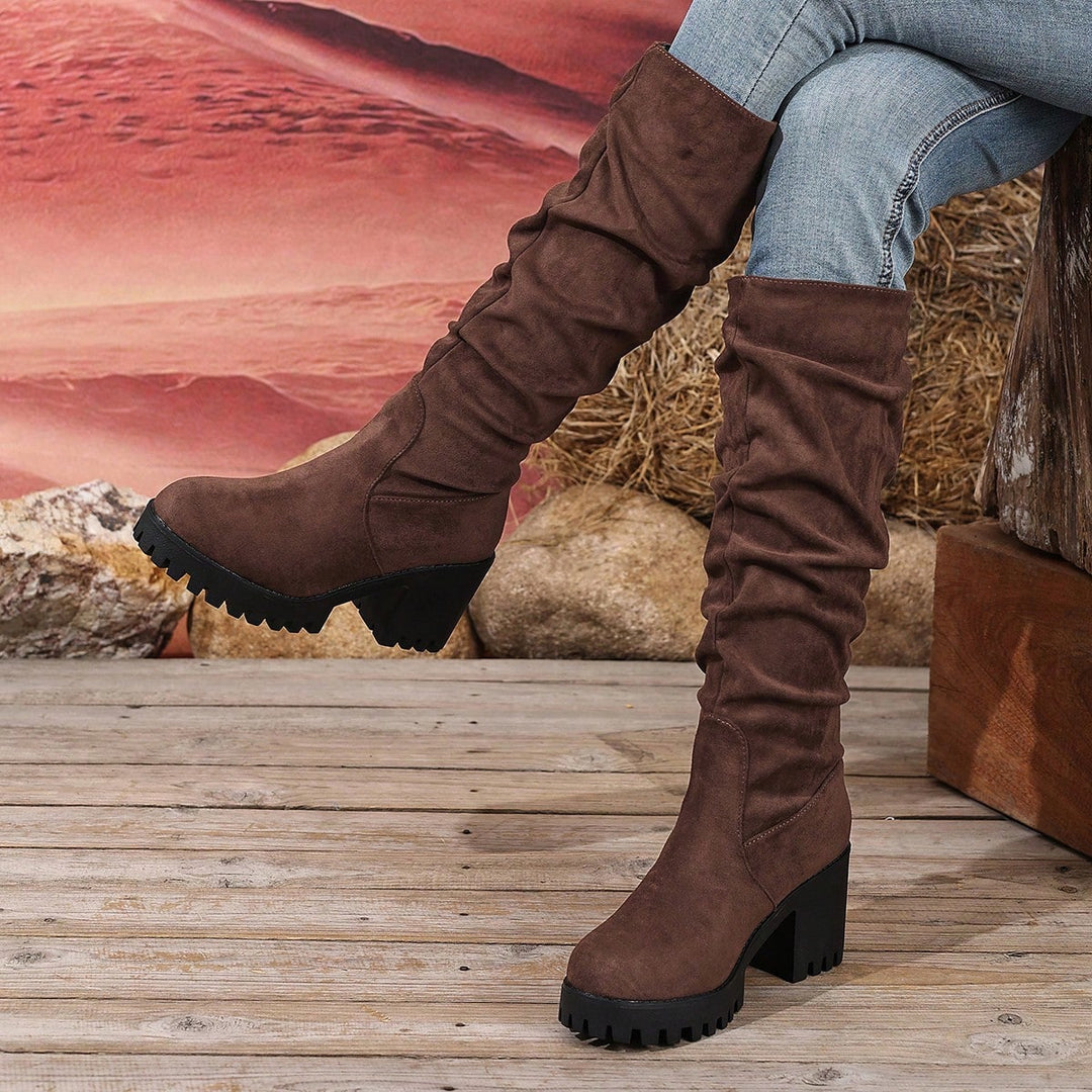 Cizme SHEIN, maro
