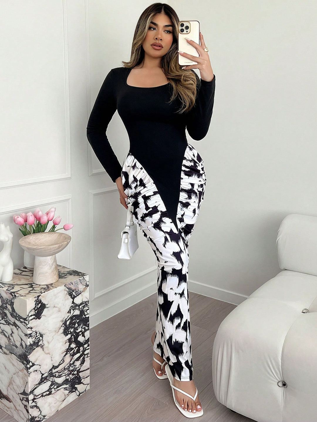 Rochie maxi SHEIN, negru
