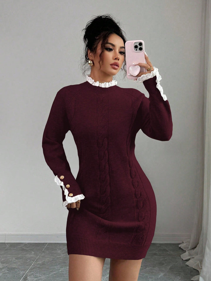 Rochie SHEIN, vișiniu