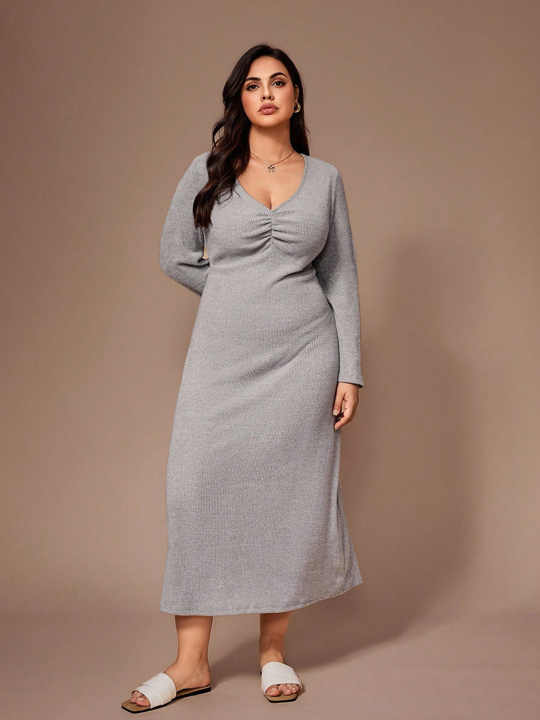 Rochie SHEIN, gri