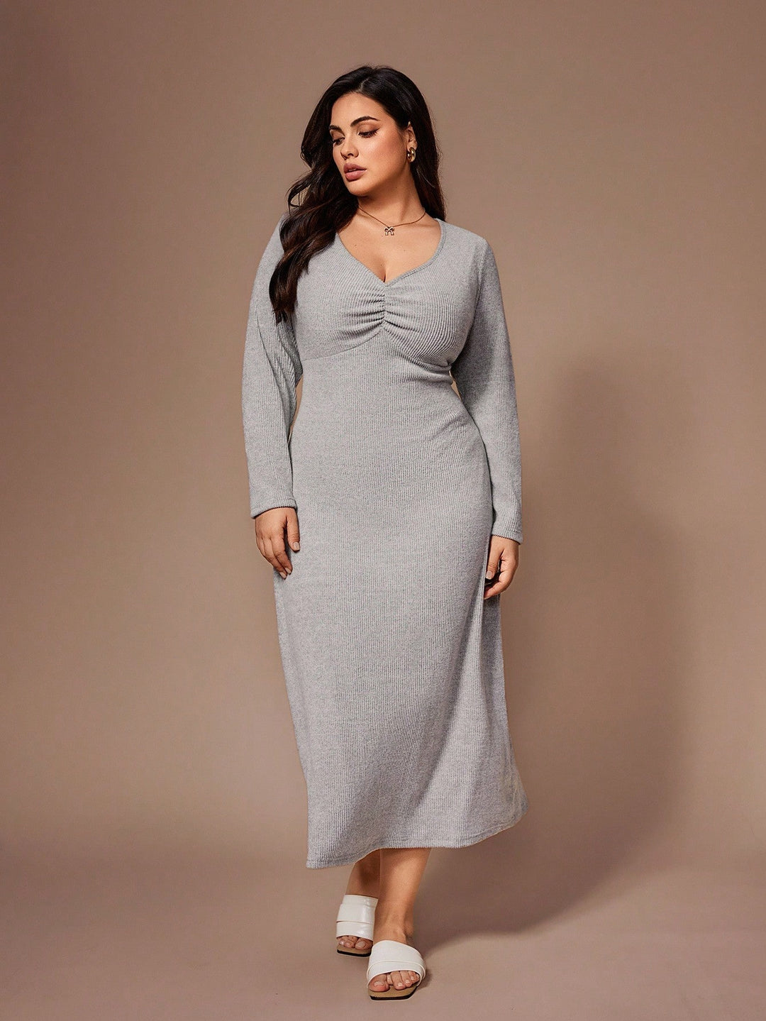 Rochie SHEIN, gri