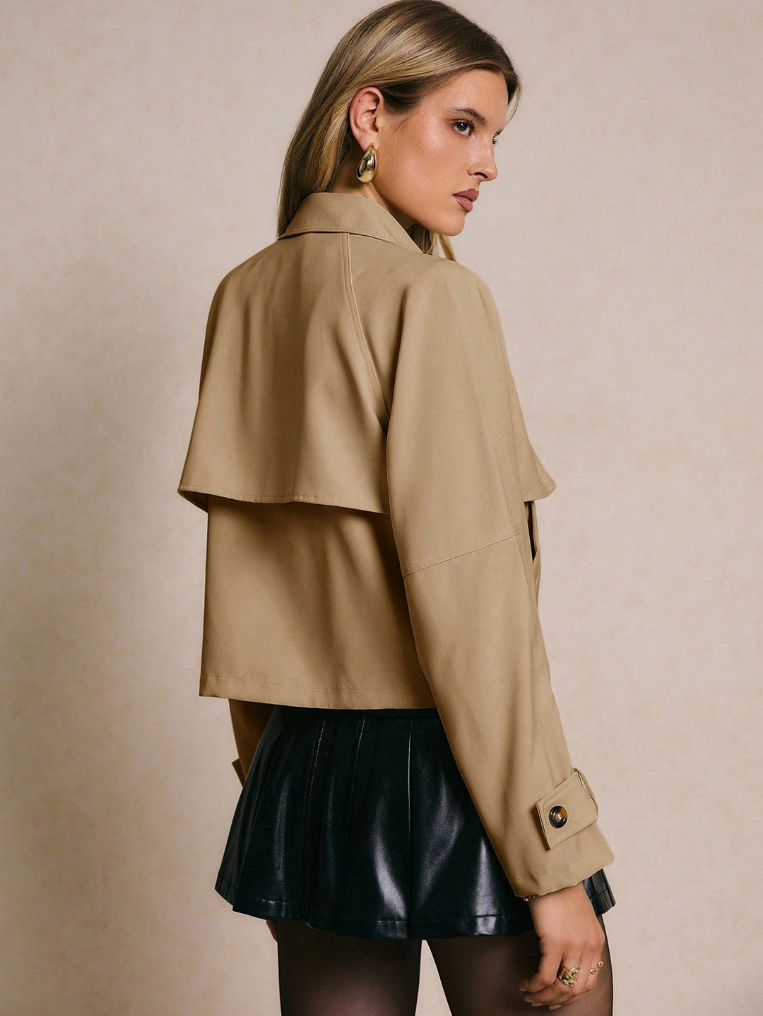 Trench SHEIN, kaki