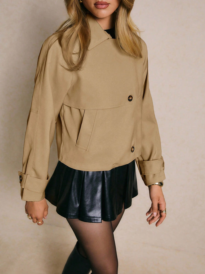Trench SHEIN, kaki