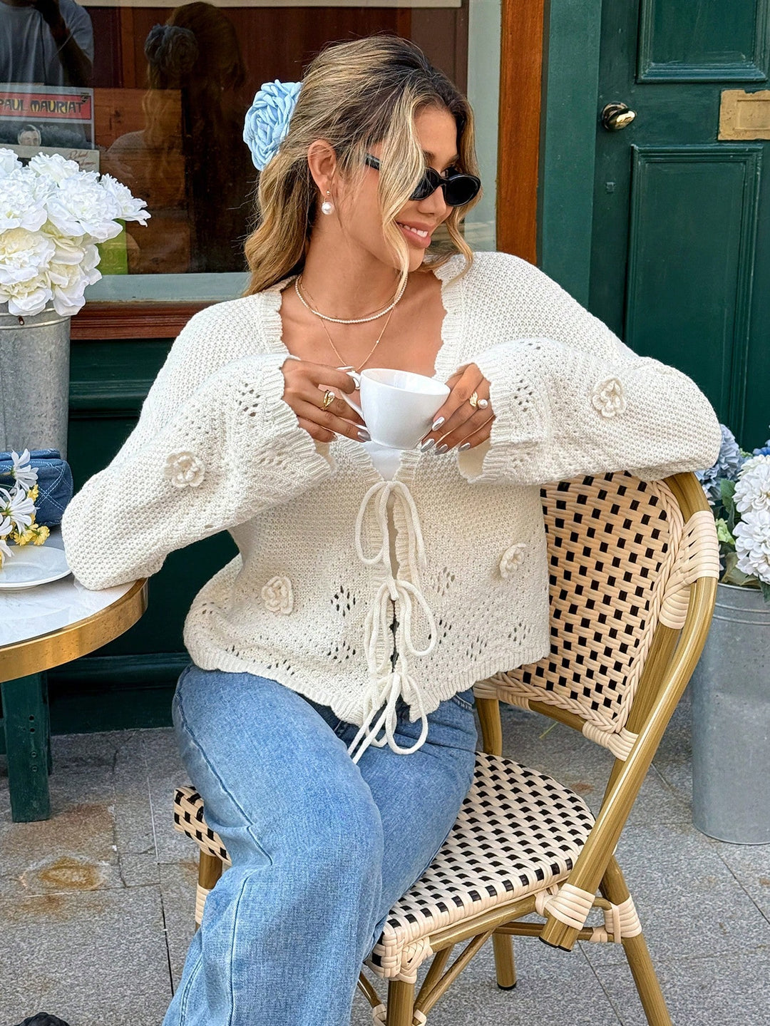 Cardigan SHEIN, bej