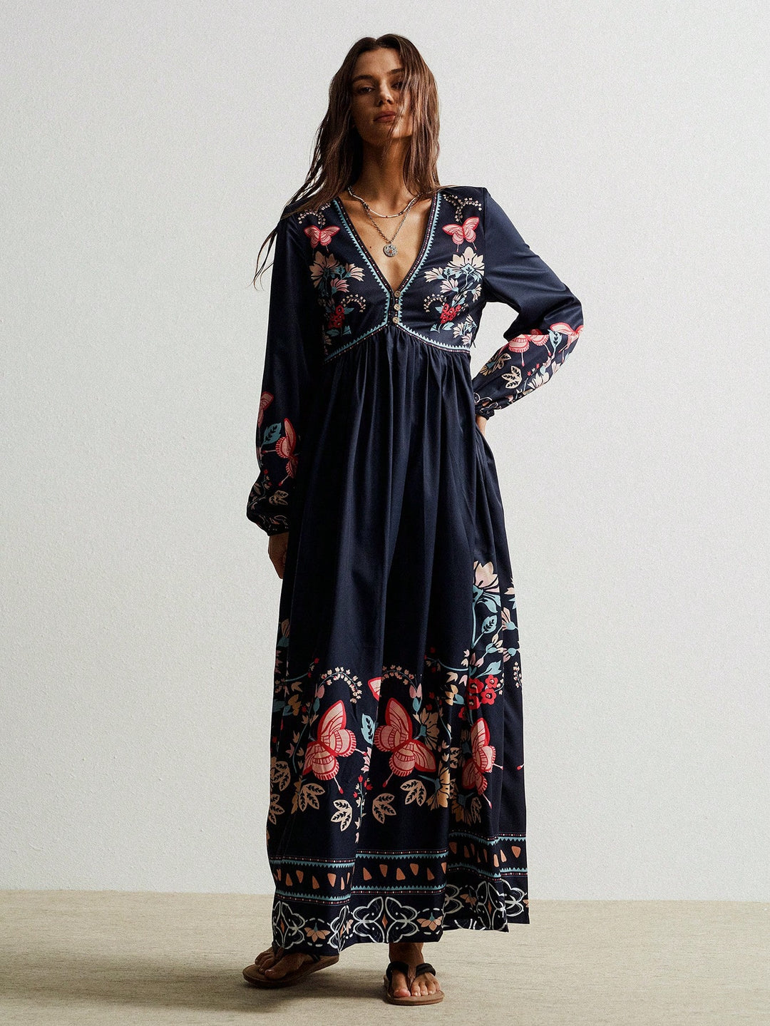 Rochie maxi SHEIN, albastru