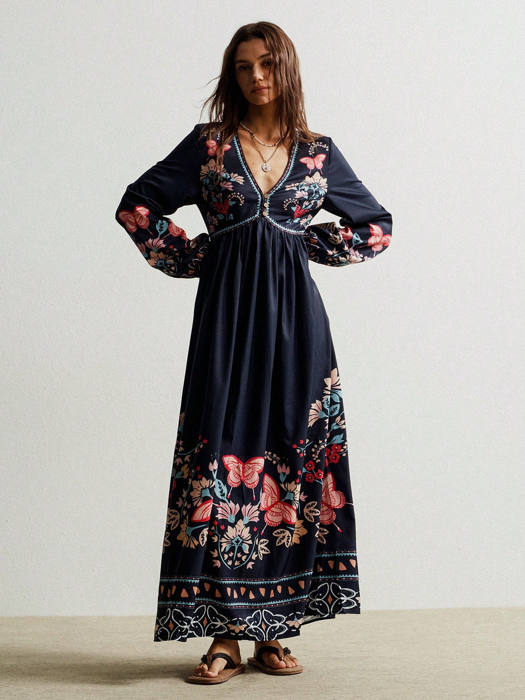 Rochie maxi SHEIN, albastru