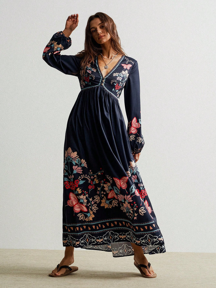 Rochie maxi SHEIN, albastru