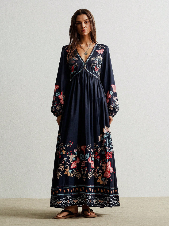 Rochie maxi SHEIN, albastru