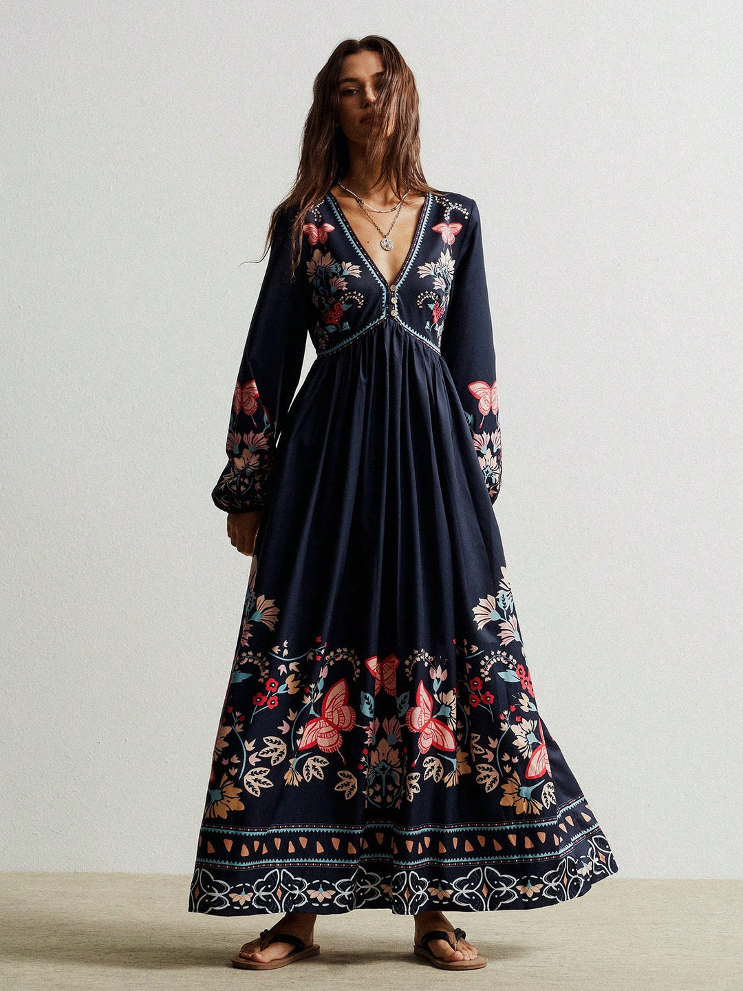 Rochie maxi SHEIN, albastru