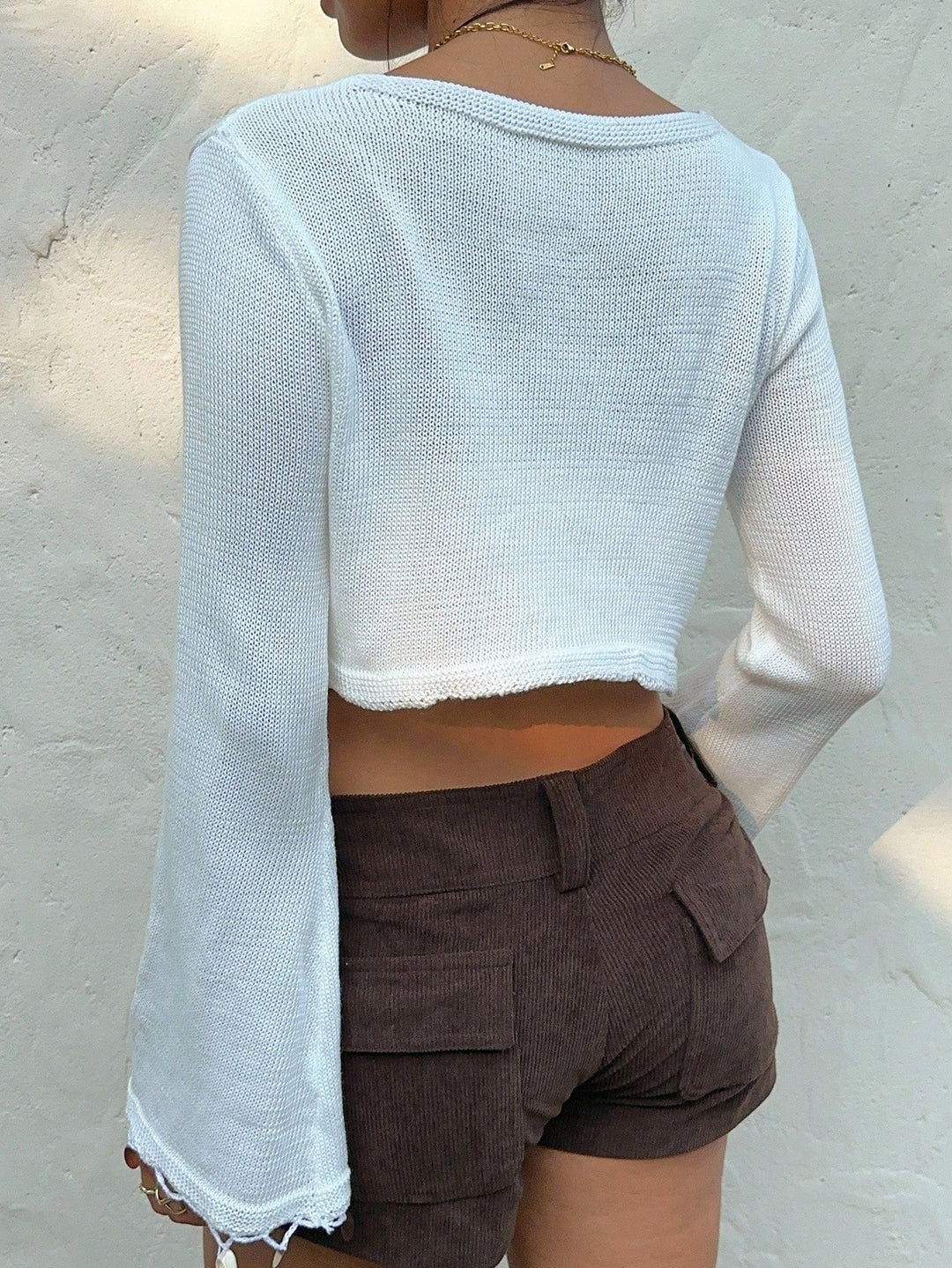 Cardigan SHEIN, alb