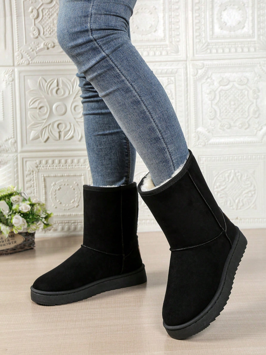 SHEIN csizma, fekete