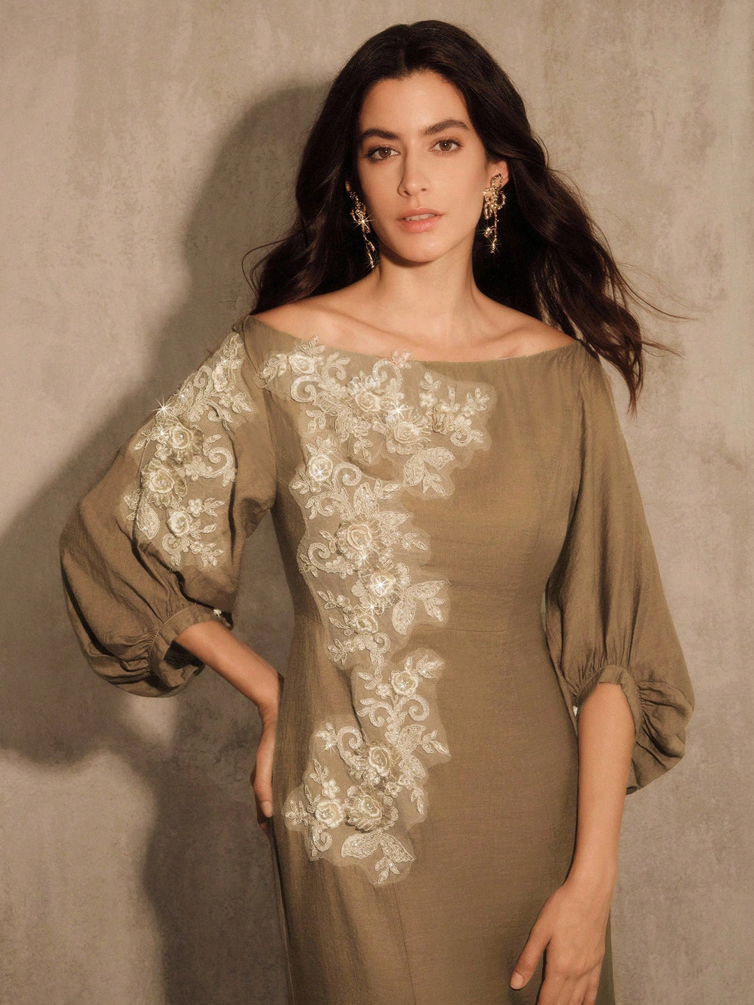 Rochie maxi SHEIN, maro