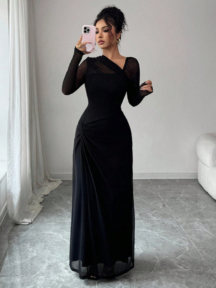 Rochie maxi SHEIN, negru