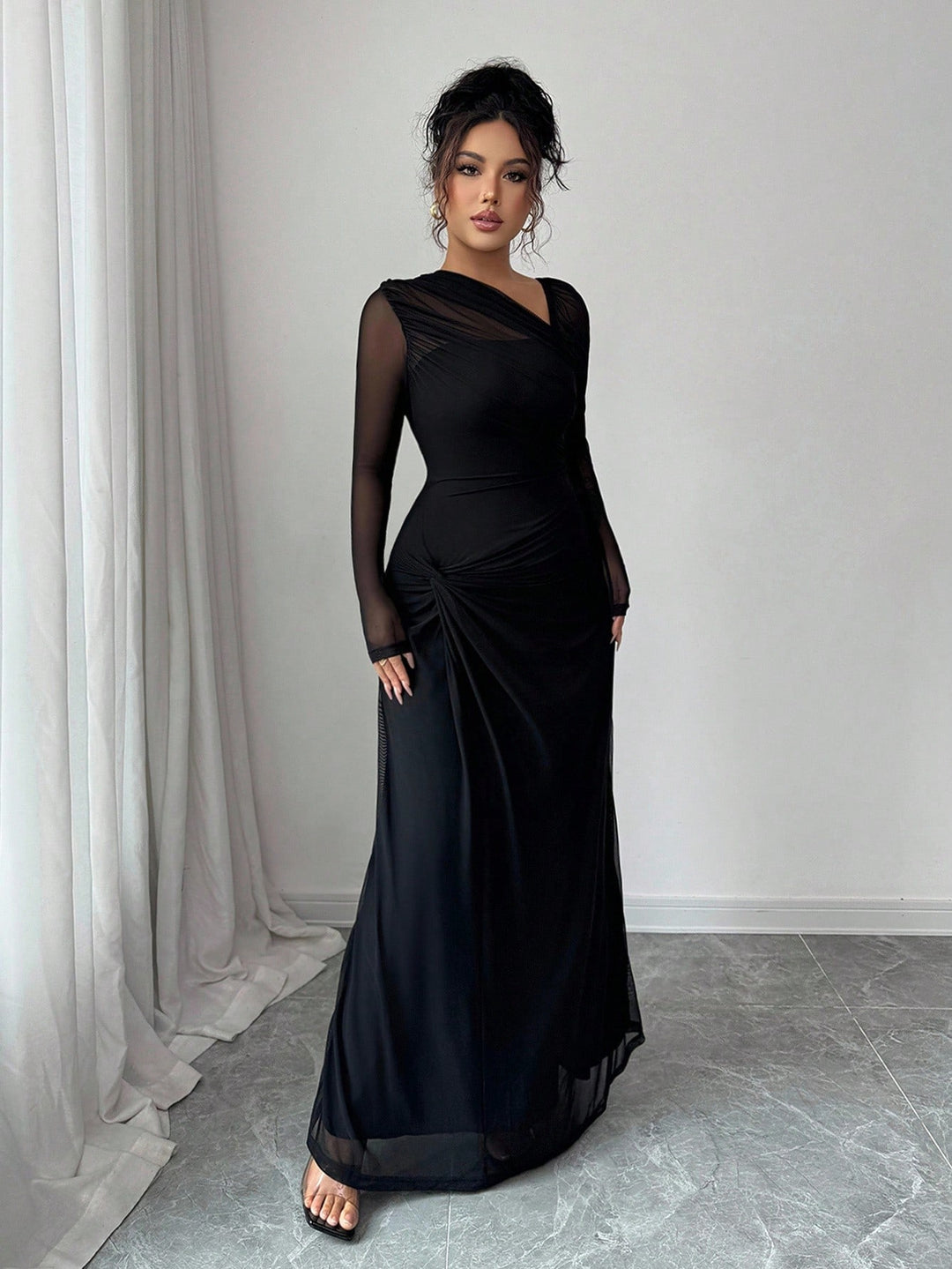 Rochie maxi SHEIN, negru