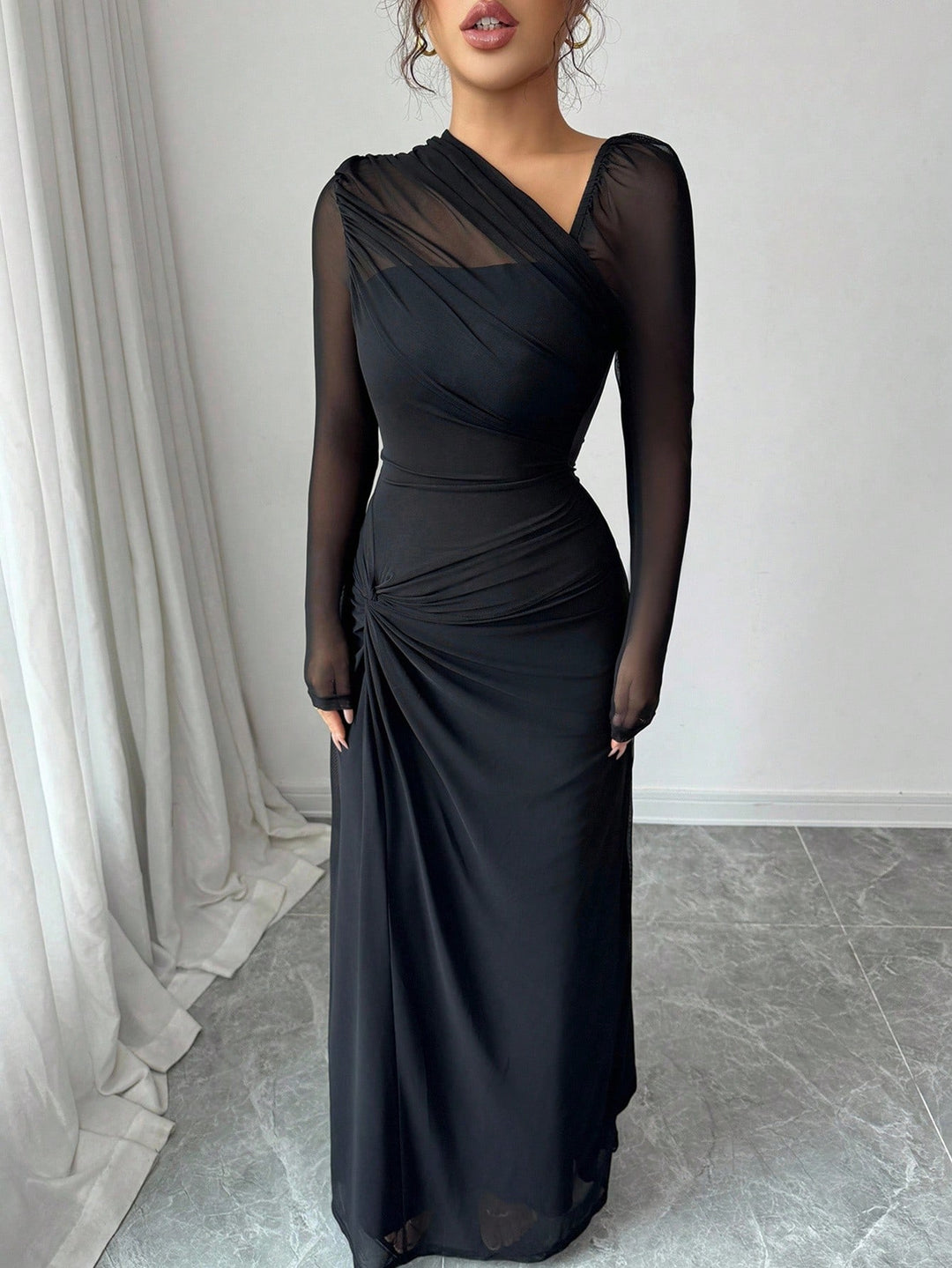 Rochie maxi SHEIN, negru