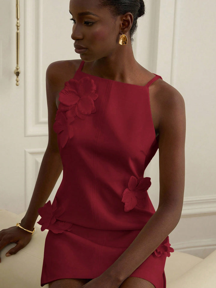 Rochie mini SHEIN, vișiniu