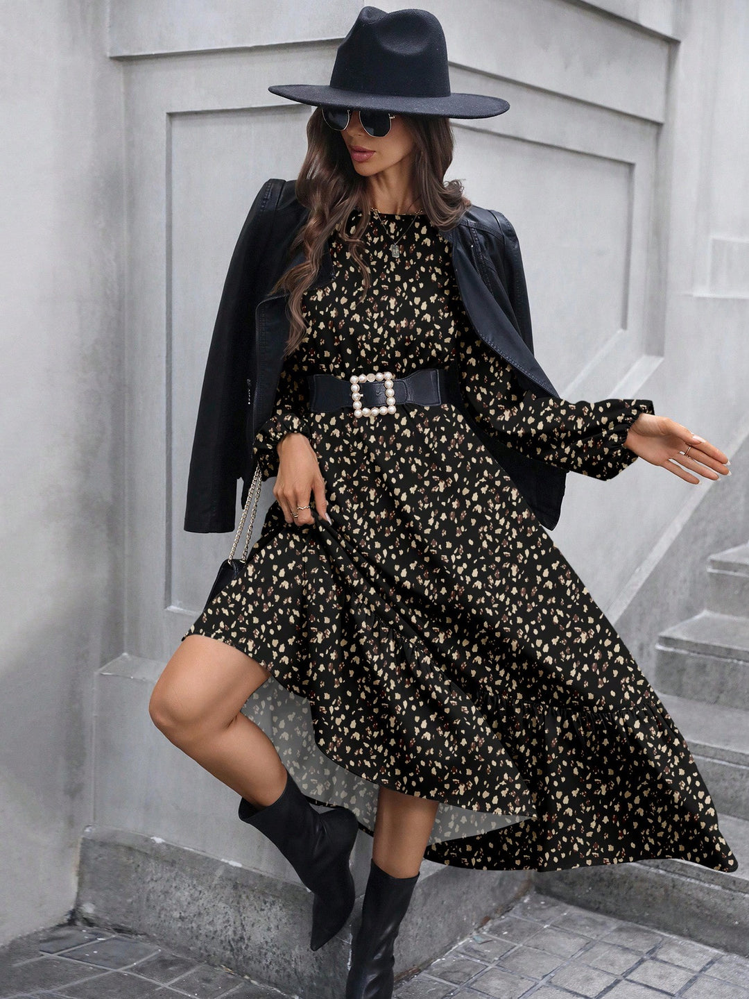 Rochie maxi SHEIN, mix culori