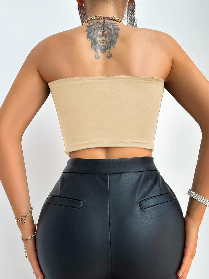 Top SHEIN, bej