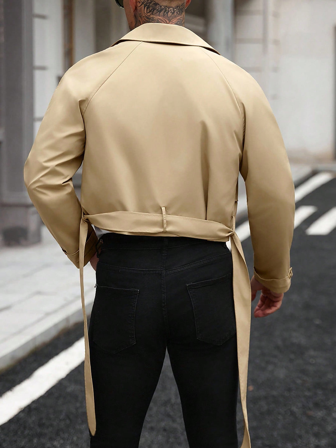 Trench SHEIN, kaki