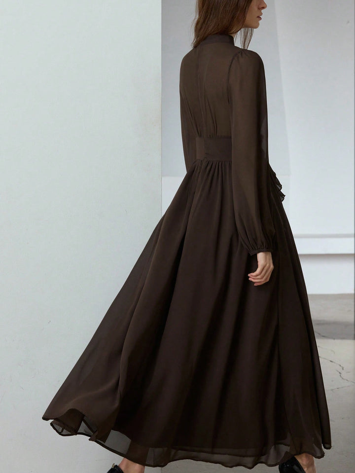 Rochie maxi SHEIN, maro