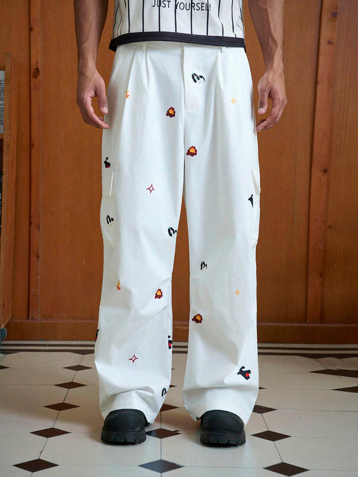 Pantaloni SHEIN, alb