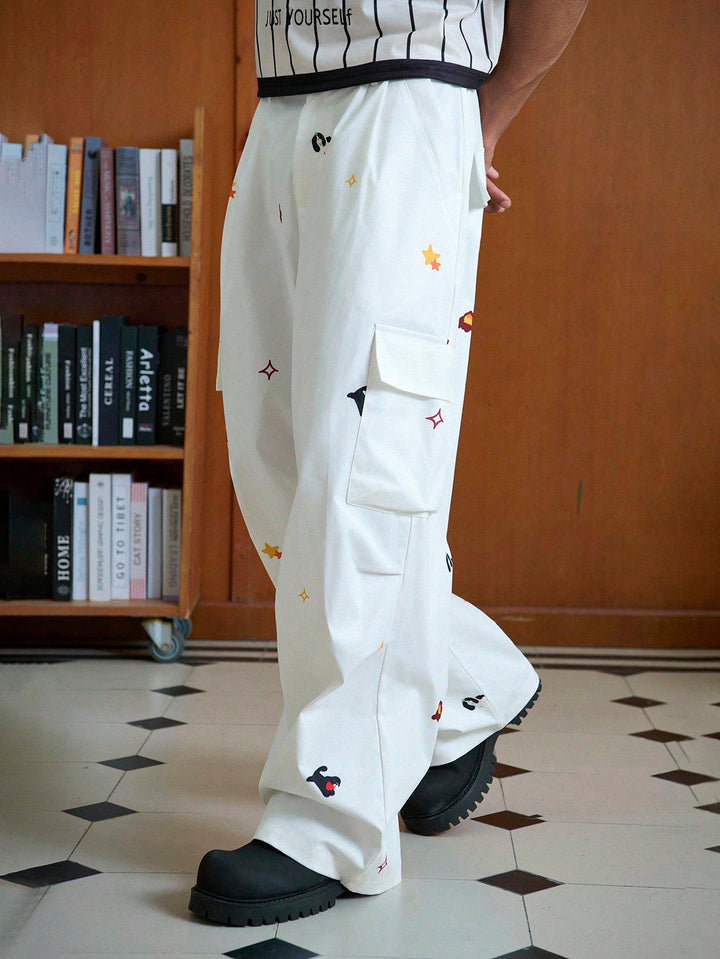 Pantaloni SHEIN, alb