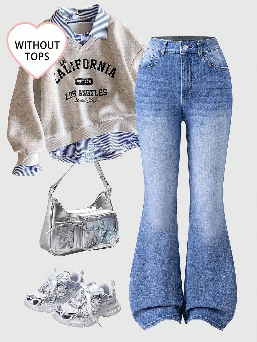 Jeans SHEIN, albastru