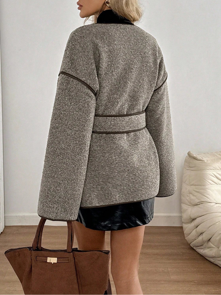 SHEIN Jacket, brown