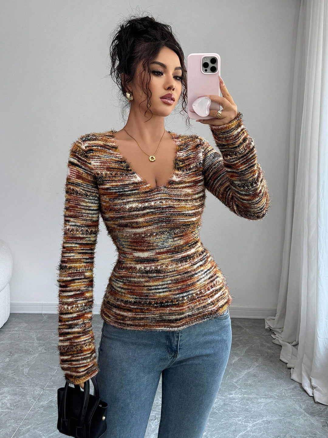 Pulover SHEIN, mix culori
