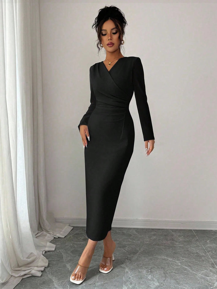 Rochie maxi SHEIN, negru
