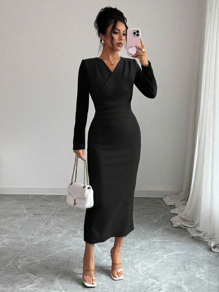 Rochie maxi SHEIN, negru