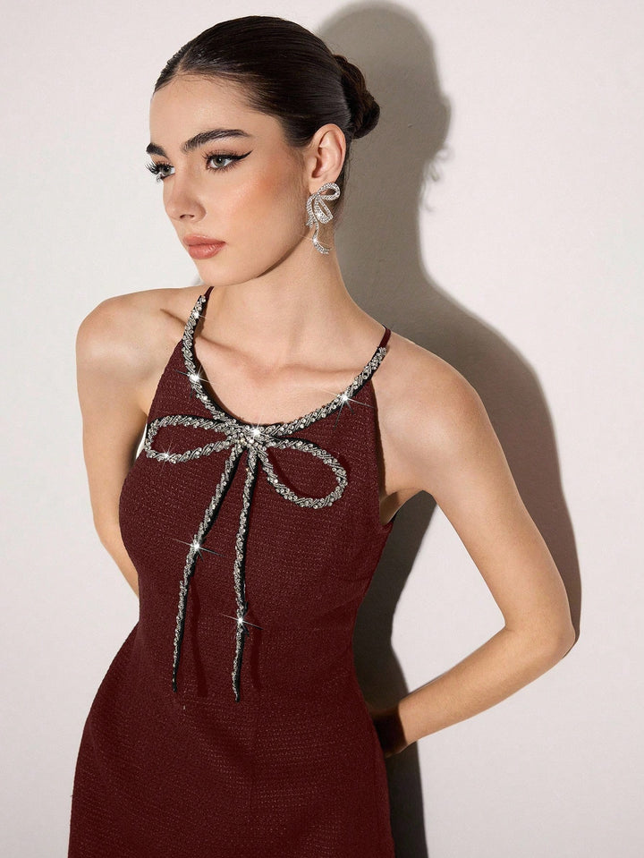Rochie midi SHEIN, vișiniu