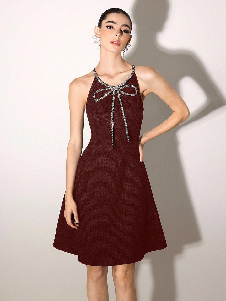 Rochie midi SHEIN, vișiniu