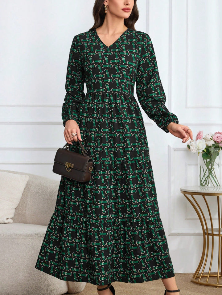 Rochie maxi SHEIN, mix culori