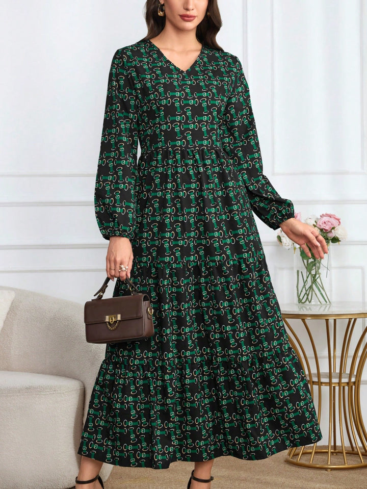 Rochie maxi SHEIN, mix culori