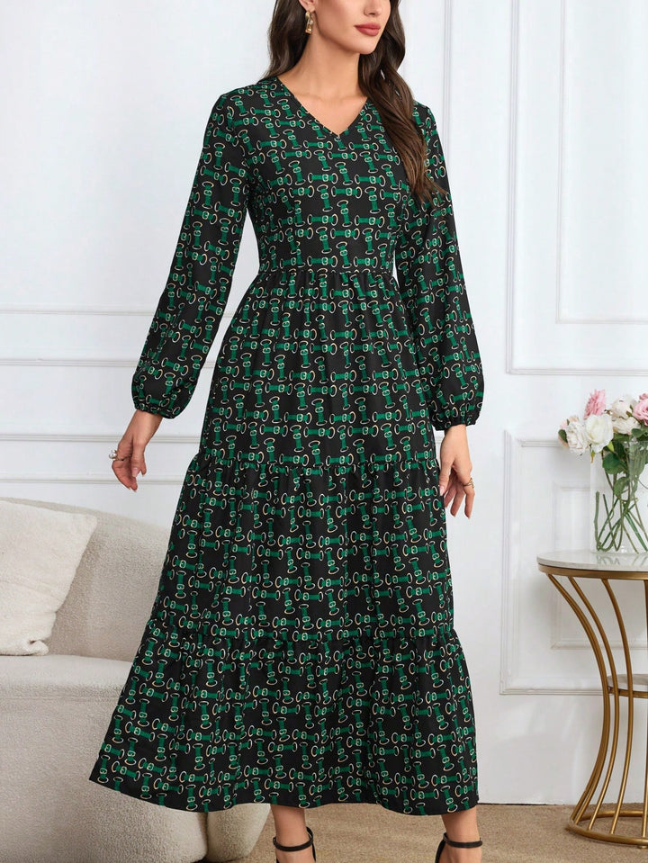 Rochie maxi SHEIN, mix culori