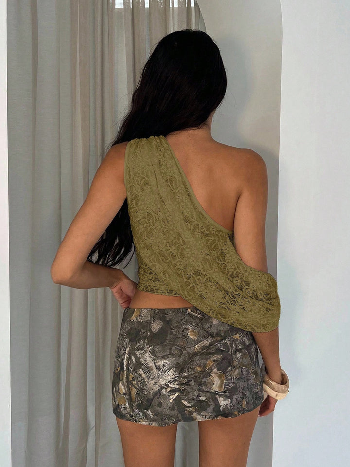 SHEIN felső, khaki