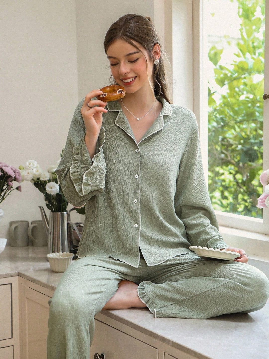 Pijama SHEIN, verde