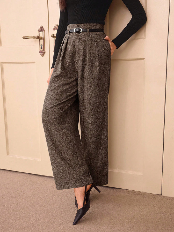 Pantaloni SHEIN, maro