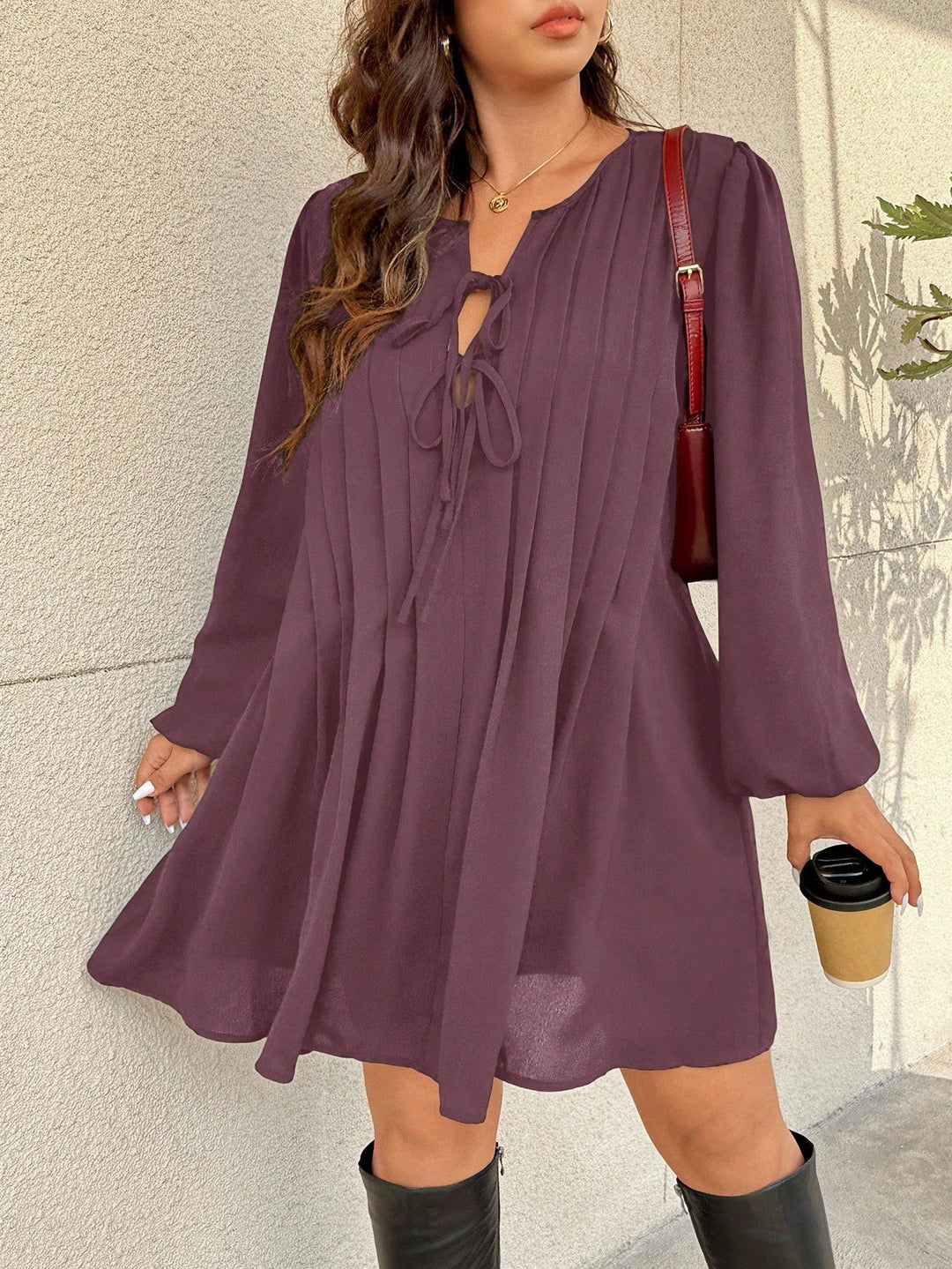 Rochie SHEIN, maro