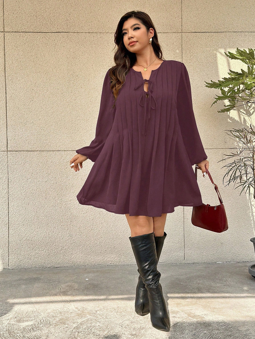 Rochie SHEIN, maro