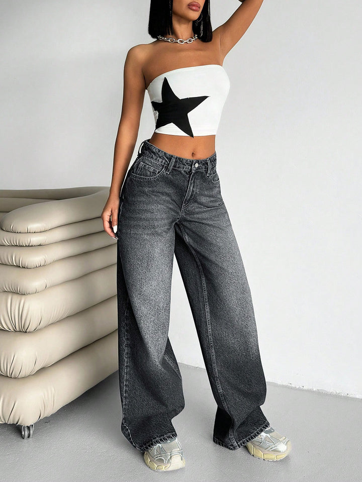 Jeans SHEIN, gri