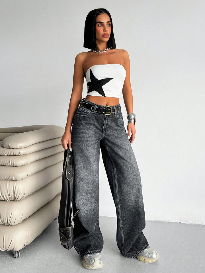 Jeans SHEIN, gri