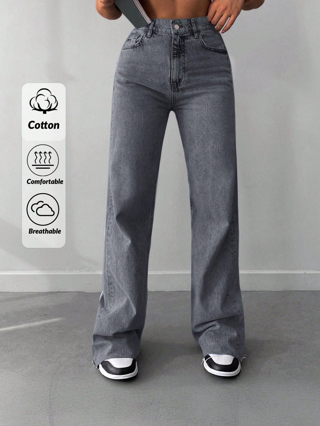 Jeans Shein, Gri