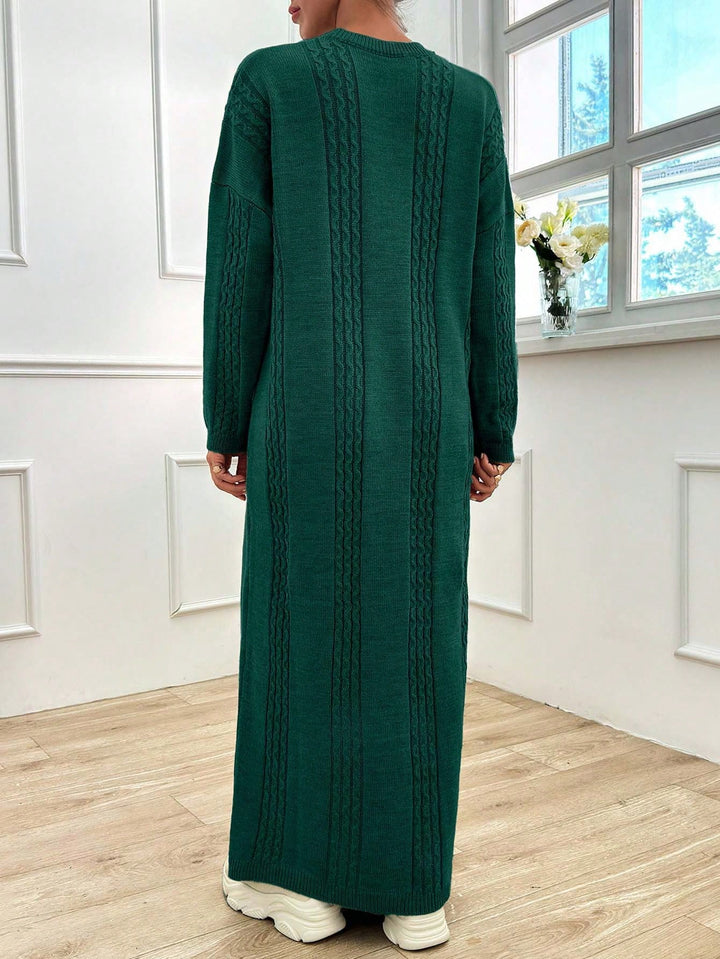 Rochie maxi SHEIN, verde