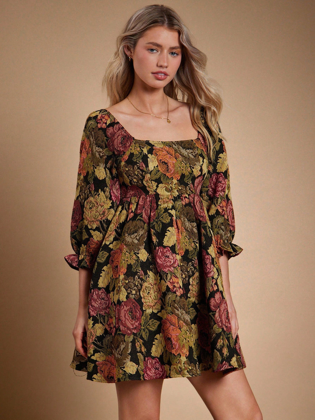 Rochie mini SHEIN, maro
