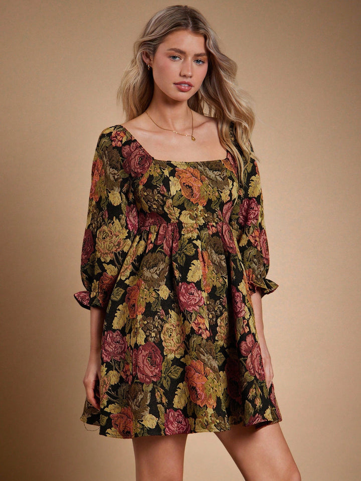 Rochie mini SHEIN, maro