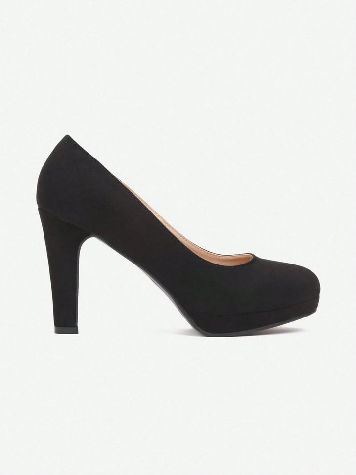 Pantofi cu toc SHEIN, negru